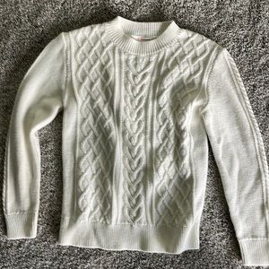 CrewCuts- cable knit sweater